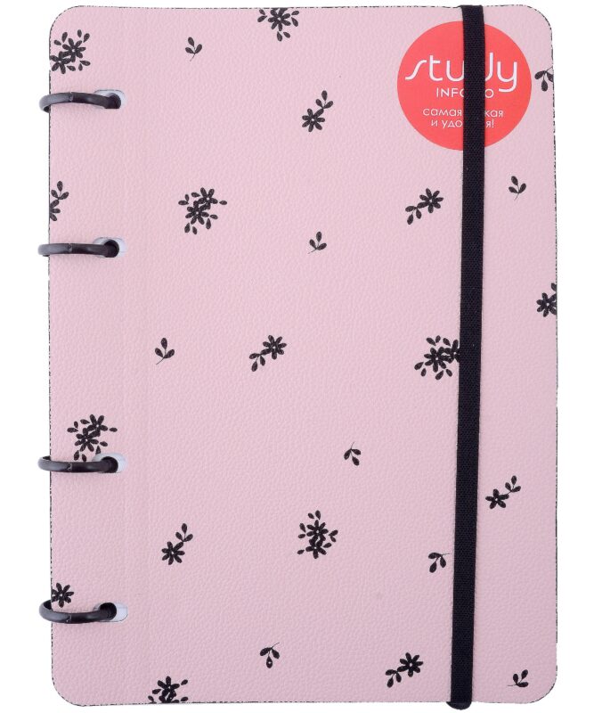 Тетрадь на кольцах в клетку Infolio, Wednesday, 120 листов