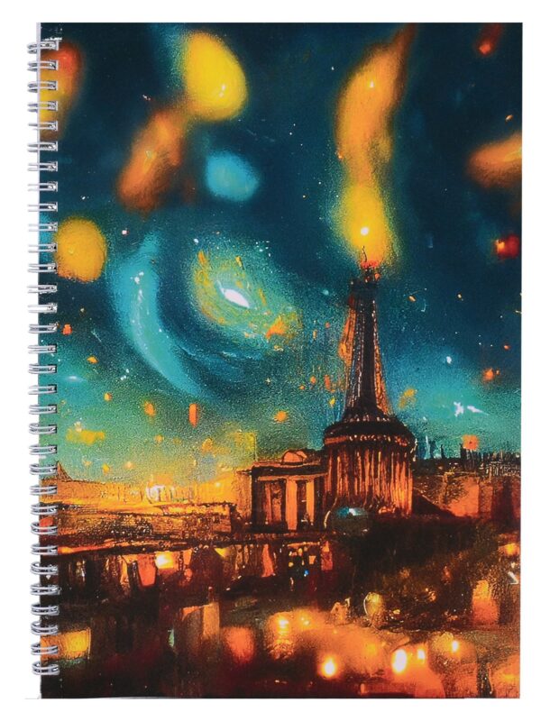 Тетрадь в клетку Listoff, "Ночное сияние", А4, 60 листов