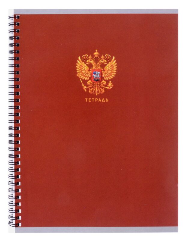 Тетрадь в линейку Listoff, "Государственный символ", А4, 80 листов