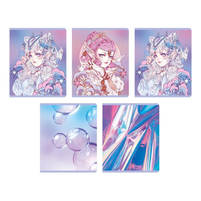 Тетрадь в клетку Listoff, "Волшебные переливы (Эксклюзив)", 48 листов, в ассортименте