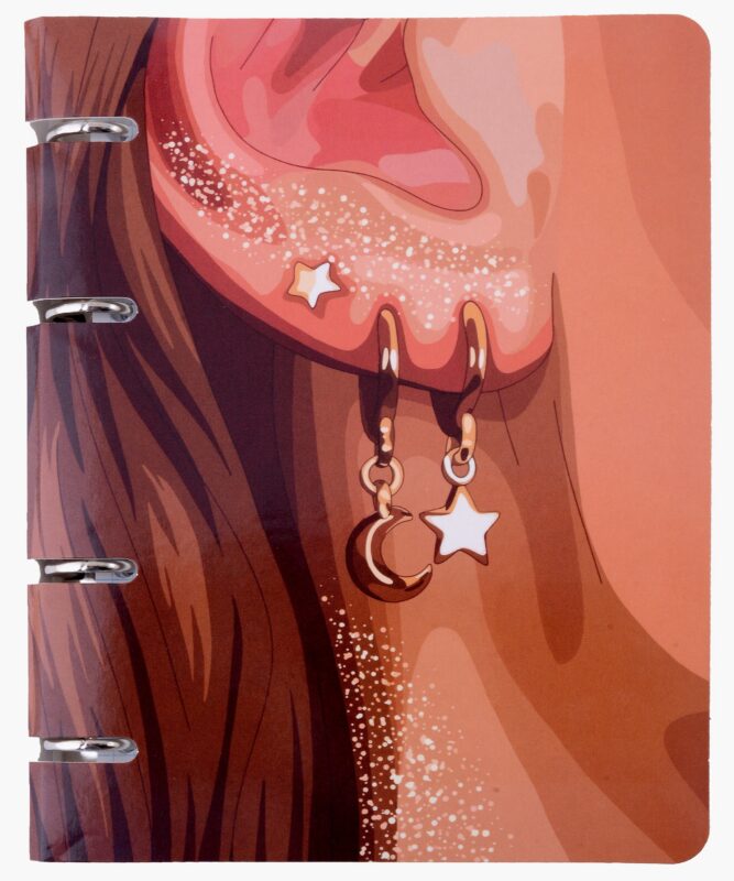 Тетрадь на кольцах в клетку Listoff, "Стиль", 80 листов