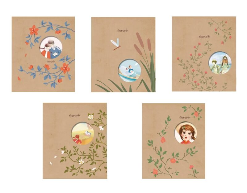 Тетрадь 48л кл. "Летнее настроение" двойная обложка крафт-картон, вырубка, ассорти