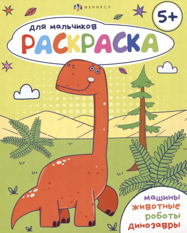 Раскраска для мальчиков 5+
