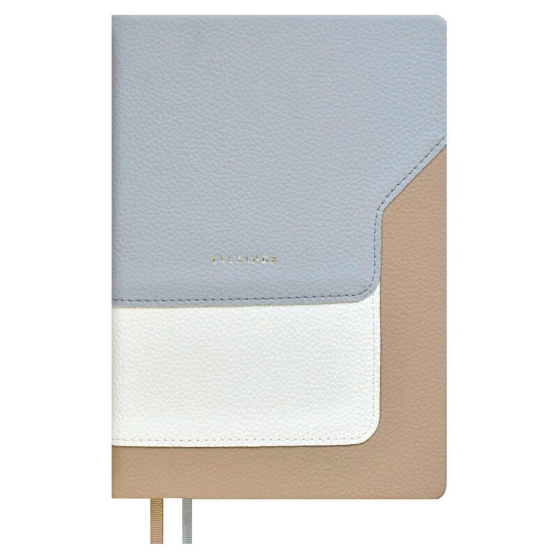 Ежедневник недат. А5 160л "Лайка" серый, кожзам, тв.переплет, обл.поролон, тиснение фольгой, офсет, ляссе