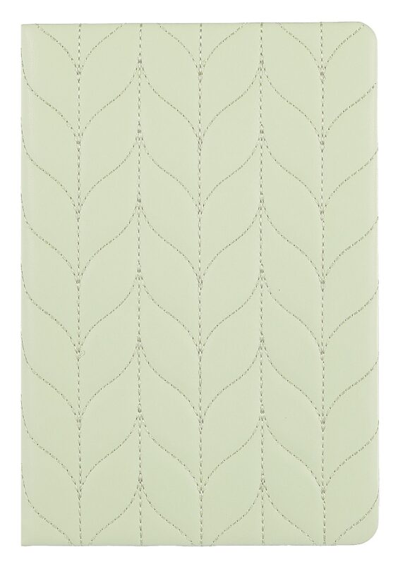 Ежедневник недат. А5 164л "Лайка" оливковый,кожзам, тв.переплет, обл.поролон,стеганная строчка, офсет, ляссе, подар.карт.коробка