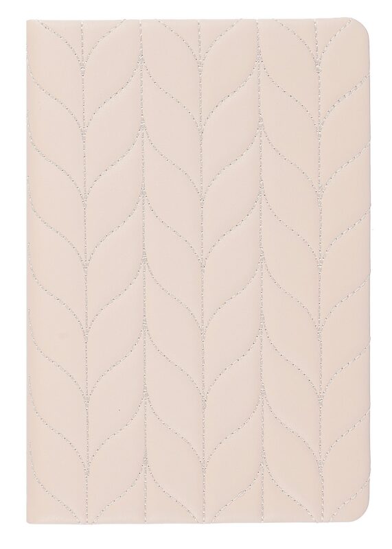 Ежедневник недат. А5 164л "Лайка" розовый,кожзам, тв.переплет, обл.поролон,стеганная строчка, офсет, ляссе, подар.карт.коробка