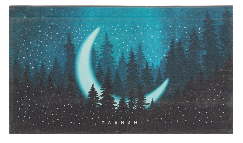 Планинг недатированный 64 листа, "Moonlight", карманный