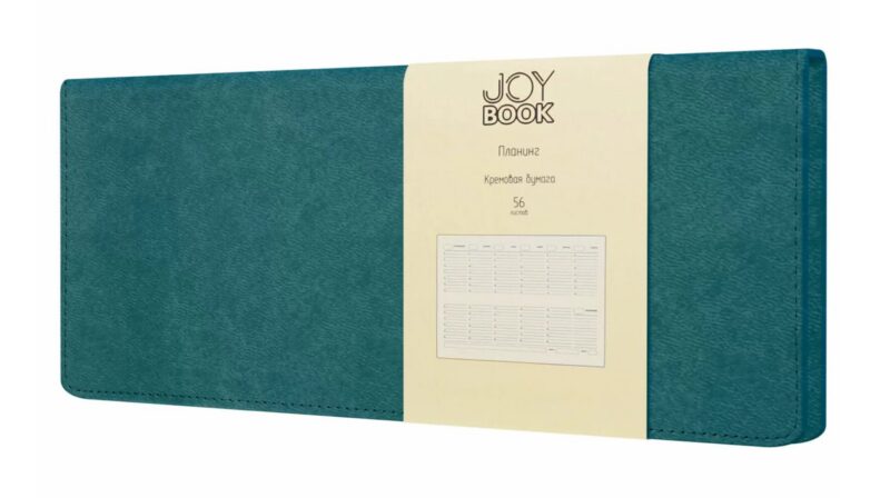 Планинг недат. 56л "Joy Book" таинственный океан, настольный, иск.кожа, 7Б, тв.переплет, скругл.углы, тонир.блок, евроспираль, инд.уп