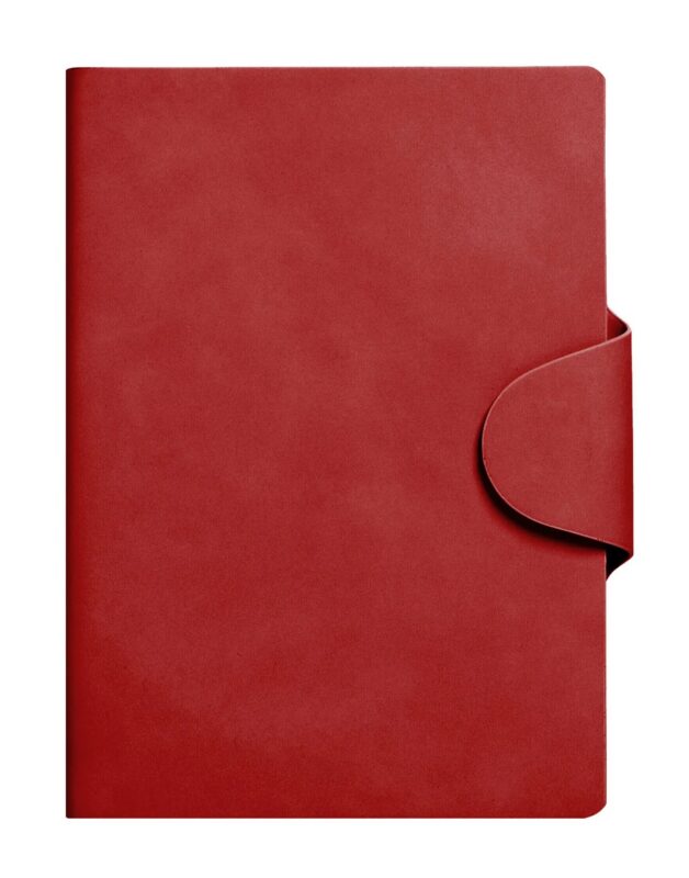 Ежедневник недатированный А5, 136 листов "Snap book" красный
