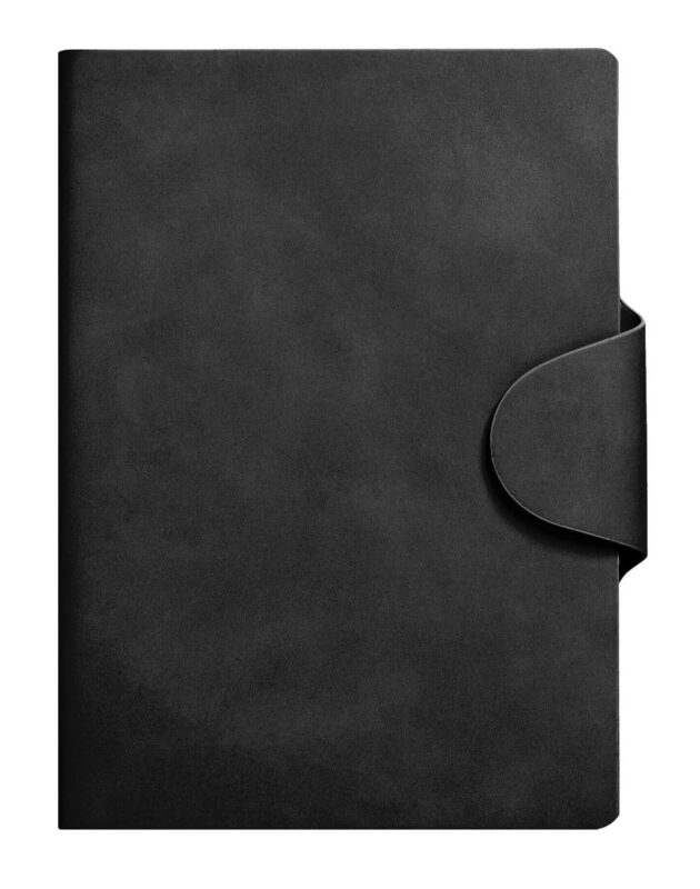 Ежедневник недатированный А5, 136 листов, "Snap book" черный