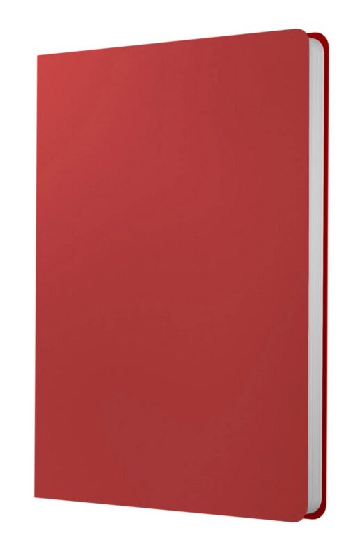 Ежедневник недат. А5 152л "Paragraph" красный, 7Б, тв.переплет, иск.кожа, покрытие Soft Touch, скругл.углы, тонир.блок, ляссе, инд.уп