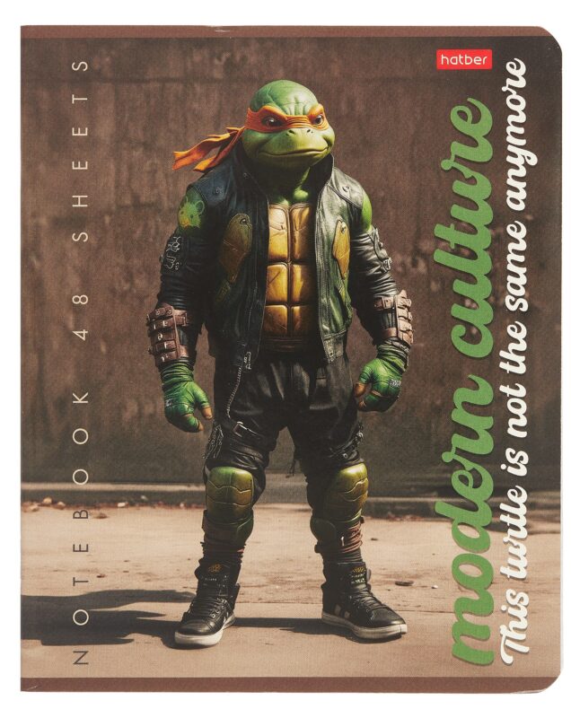 Тетрадь 48л кл. "Те самые герои" скоба, скругл.углы, ассорти