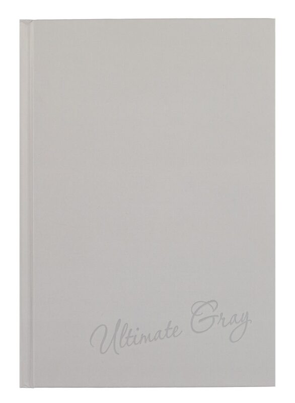 Ежедневник недатированный А5, 128 листов, "Ultimate Gray"