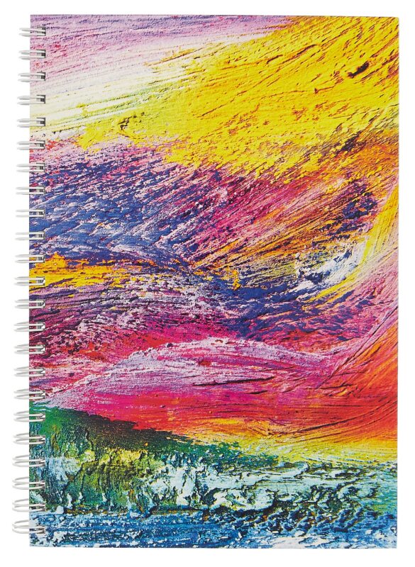 Тетрадь А4 120л кл. "Живопись" 7БЦ, евроспираль,глянц.ламин.