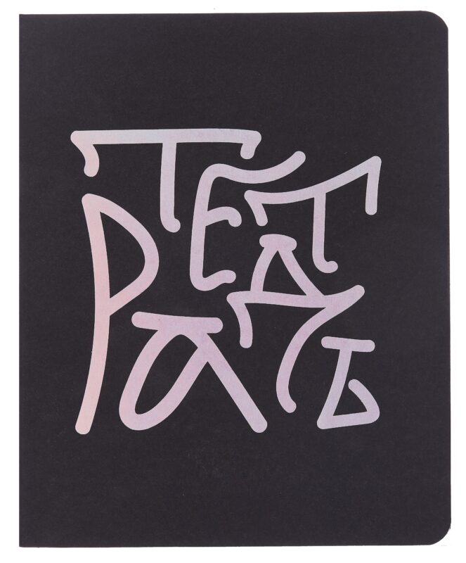 Тетрадь 48л кл. "TOTAL BLACK. Notebook" цветной диз.картон, тиснение фольгой, гологр.линза, ассорти