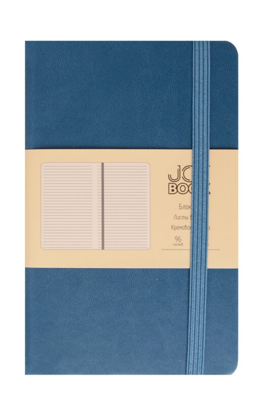 Книга для записей А6- 96л кл. "Joy Book. Таинственный океан" иск.кожа, тонир.блок, скругл.углы, ляссе, резинка, карман на задн.форзаце