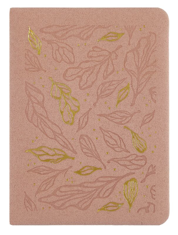 Записная книжка А6 80л кл. "GALLERY. Пудровый (NEW)" иск.кожа с поролоном, термотиснение, ляссе, скругл.углы, инд.уп.