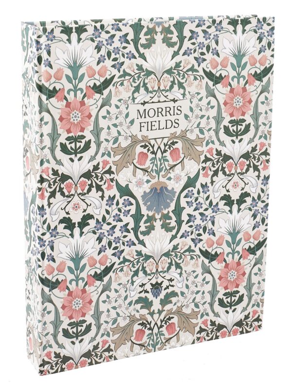 Тетрадь А5 160л кл. "Morris" на кольцах, смен.блок, мат.ламинация, инд.уп, Hatber