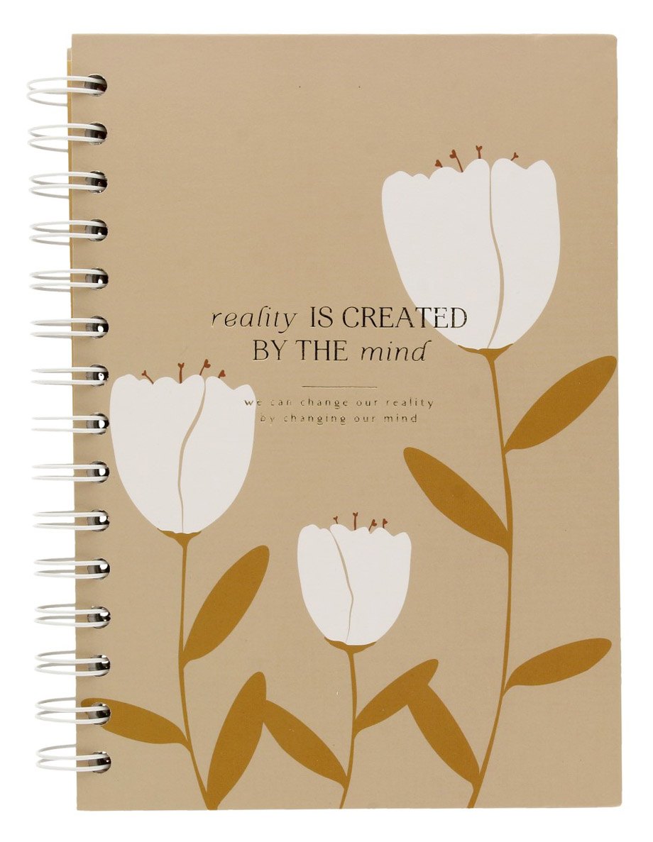 Тетрадь 120л кл. "April", тюльпаны, мел.карт., ламинация, микротекстурирование, тиснение золотой фольгой, спираль