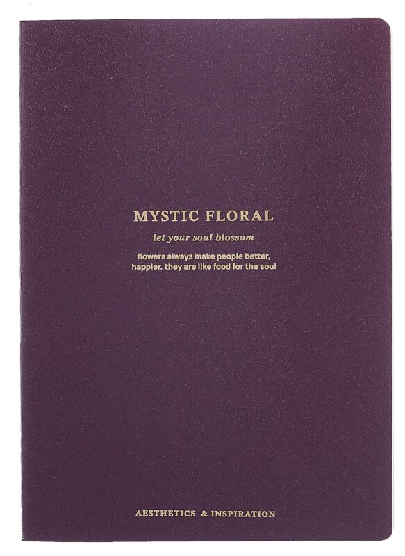 Тетрадь 40 листов в клетку "Blossom" фиолетовый, сшивка