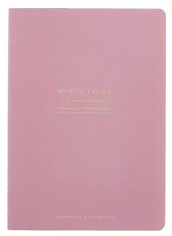 Тетрадь 40 листов в клетку "Blossom" белый, сшивка