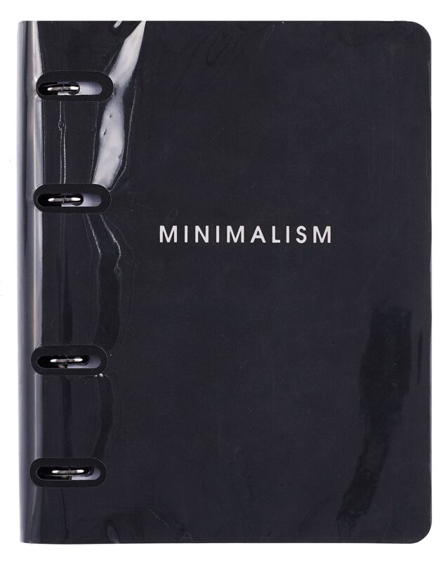 Тетрадь 120л кл. "FOLGA. 6" на кольцах, смен.блок, обл. кож.зам, тиснение серебр.фольгой