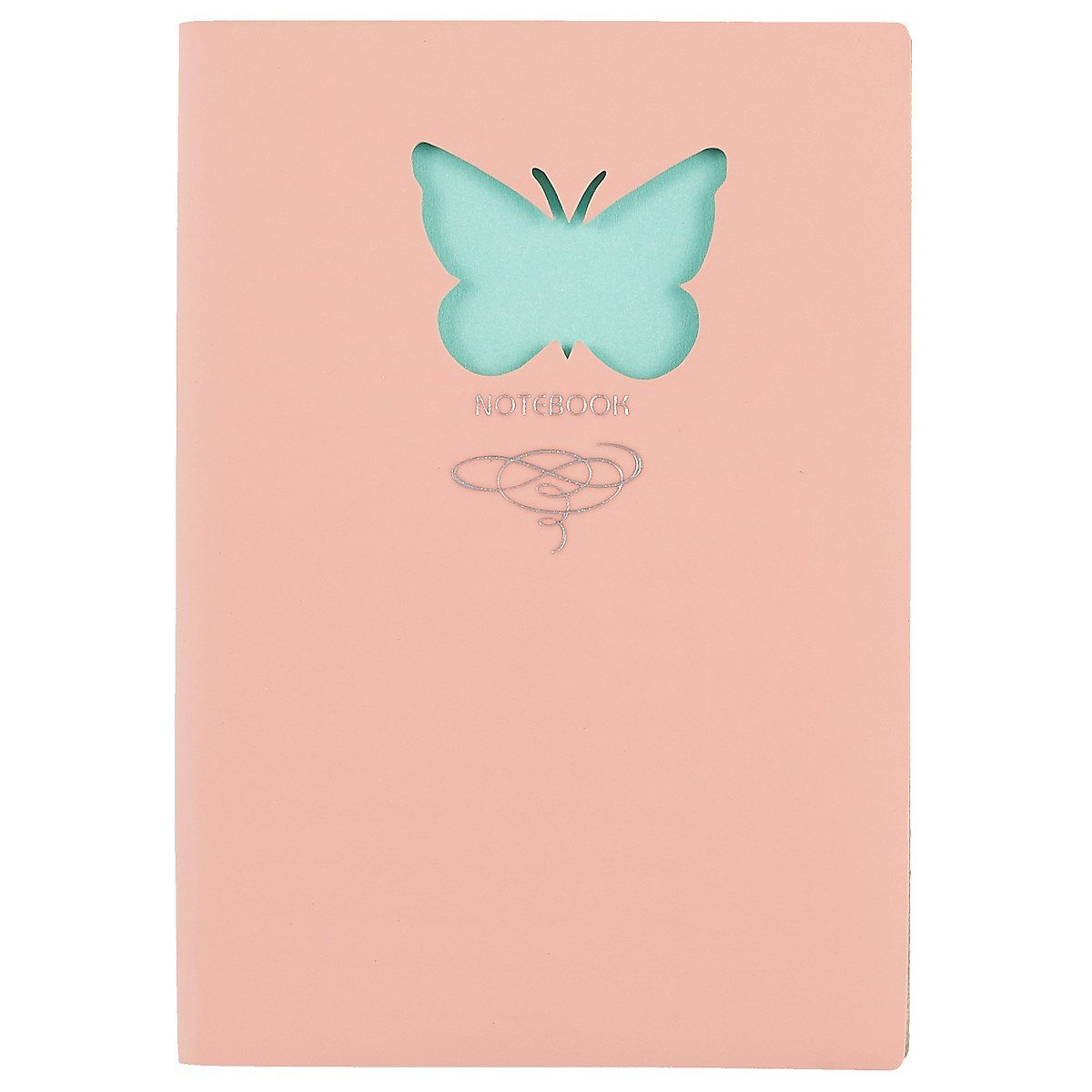 Книга для записей «Butterfly», розовая, 80 листов, А6+