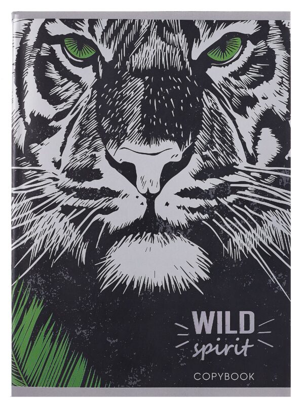 Тетрадь А4 96л кл. "Mix trends. Дизайн 9" пятая кр.графит, тисн.фольг.серебро