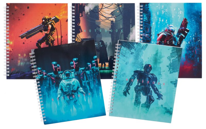 Тетрадь 80л кл. "Survivors" мел.картон, глянц.ламинация, ассорти