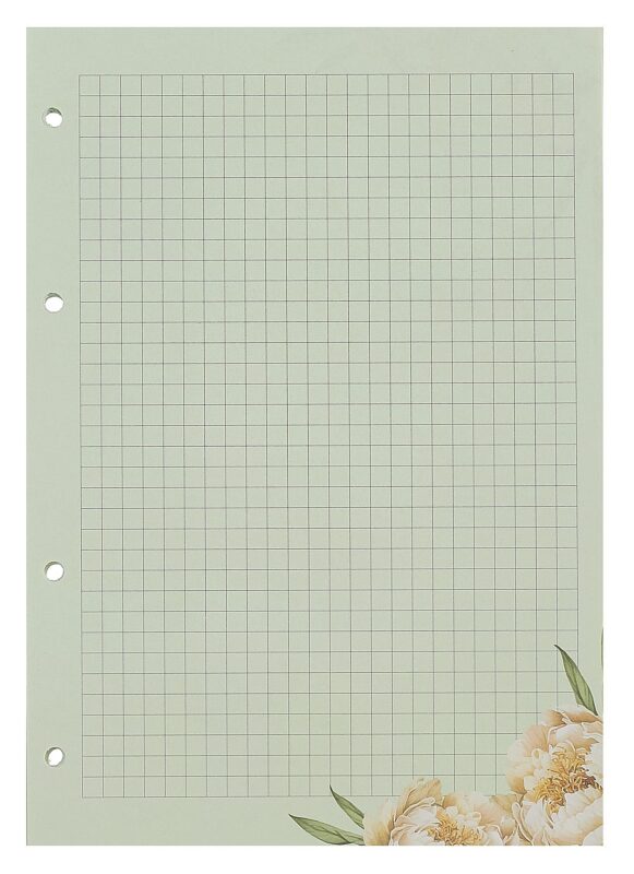 Сменный блок для тетрадей 50л кл. "Peony" 70г/м2, инд.уп.