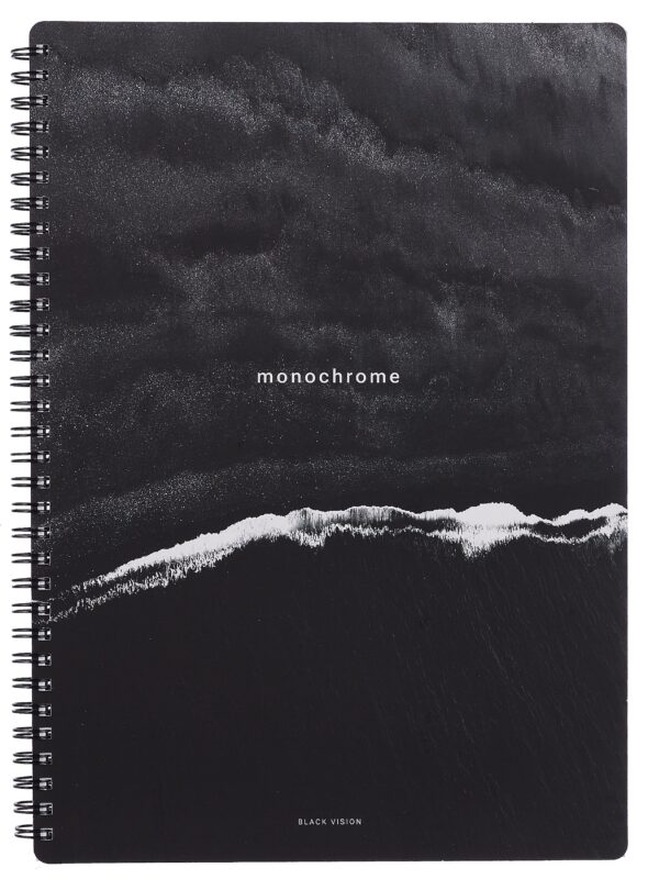 Тетрадь А4 96л кл. "Dune", прилив, карт.обл., спираль, ламинация