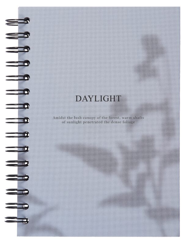 Тетрадь 120л кл. "Shadow", голубой, тв.переплет, спираль, микротекстурирование, ламинация