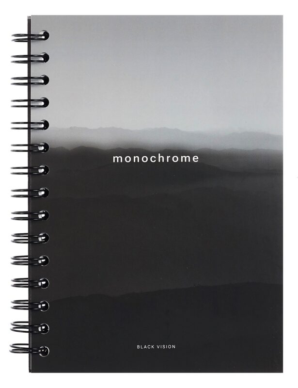 Тетрадь 120л кл. "Dune", туман, тв.переплет, спираль, ламинация