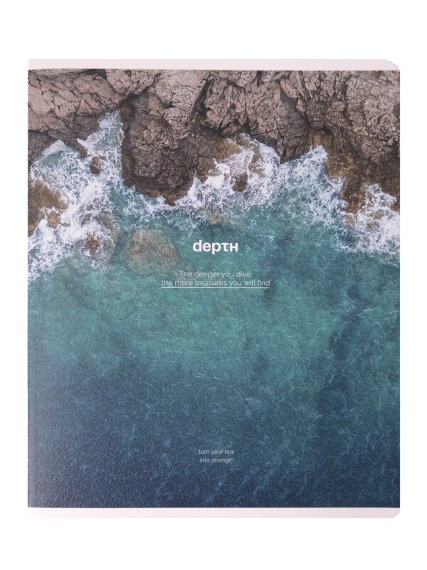 Тетрадь 48л кл. "Ocean", глубина, карт.обл., ламинация, скрепка