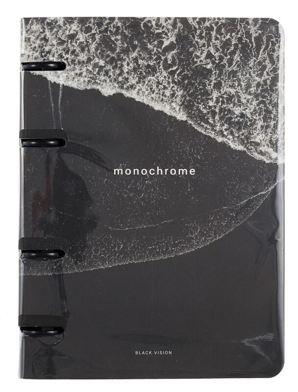 Тетрадь 80л кл. "Dune", волна, на кольцах, мел.картон, ламинация