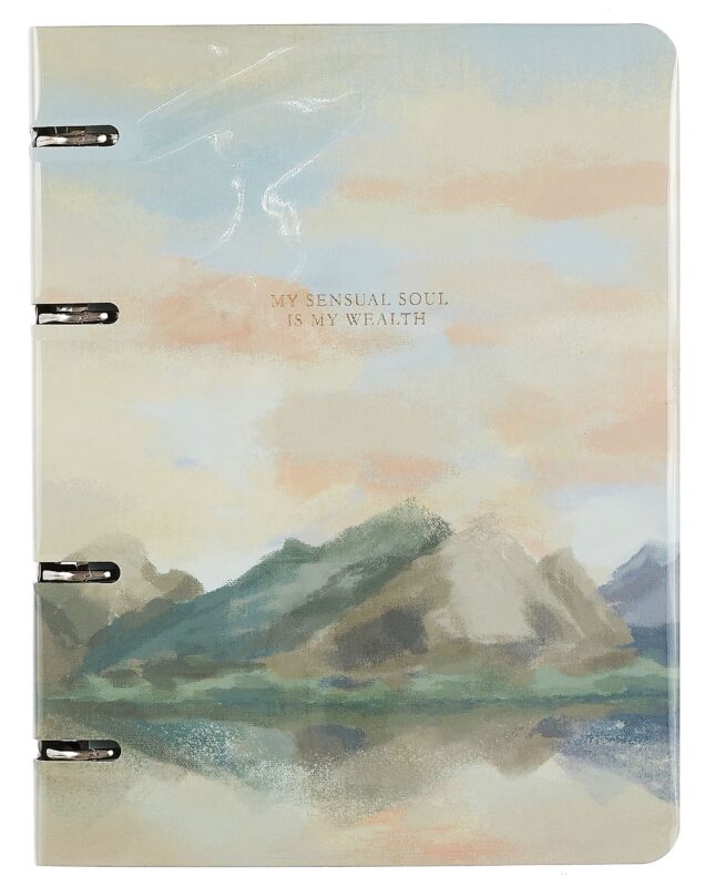 Тетрадь в клетку "View. Горы", 120 листов, на кольцах