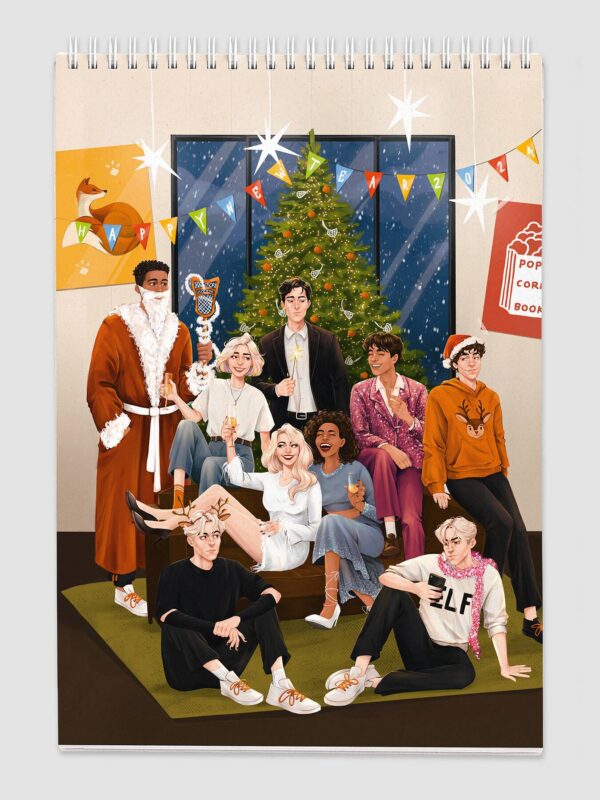 Блокнот А5 50л кл. "Happy New Tear" спираль