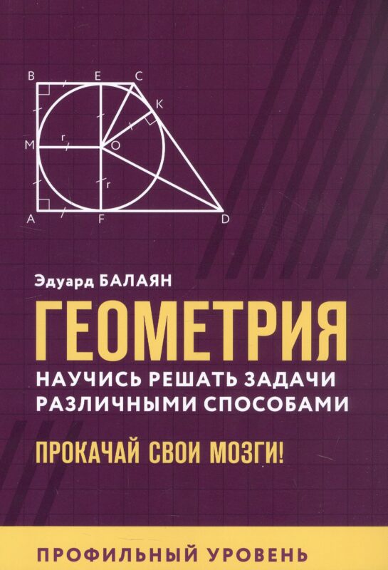 Геометрия. Научись решать задачи различными способами. Прокачай свои мозги! Профильный уровень