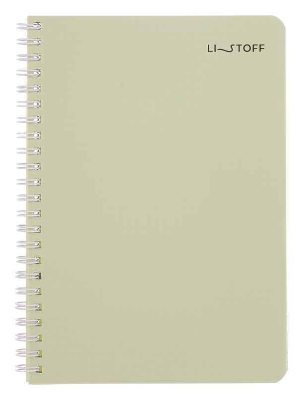 Тетрадь 80л кл. "Foliage" евроспираль, пласт.обл.