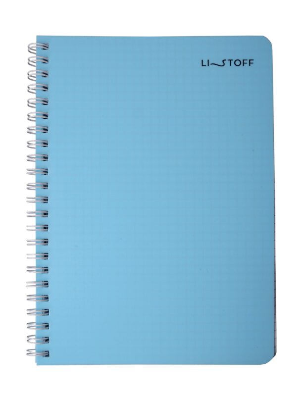 Тетрадь 80л кл. "Wind" евроспираль, пласт.обл.