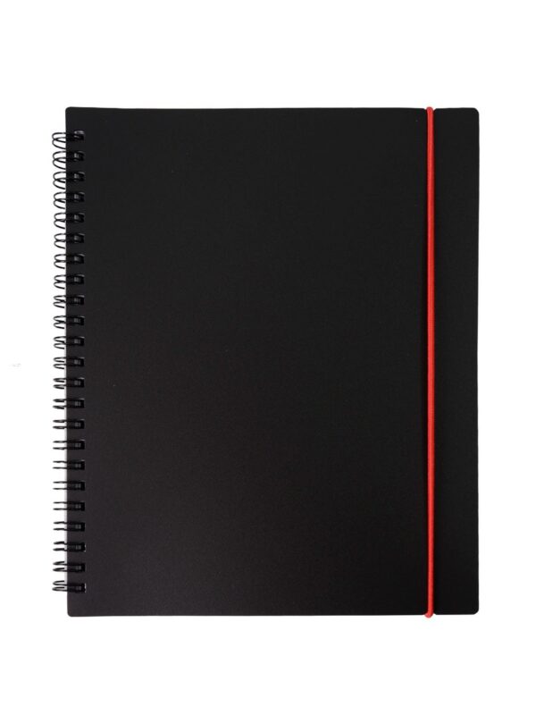 Тетрадь 80 листов, клетка, "Favorite Black. No 4" спираль