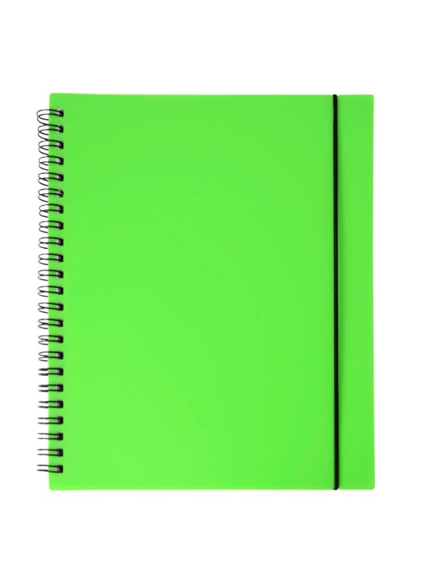 Тетрадь 80 листов, клетка, "Favorite Color. Neon Green" спираль