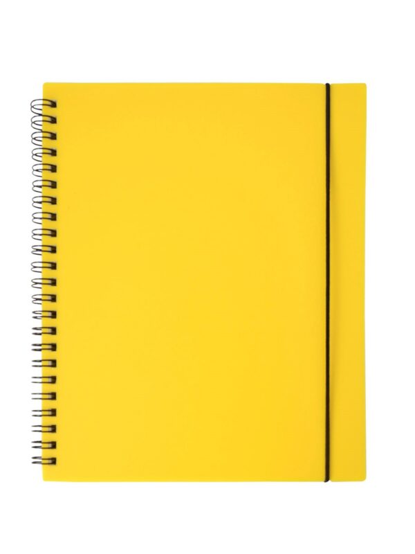 Тетрадь 80 листов, клетка, "Favorite Color. Neon Yellow" спираль