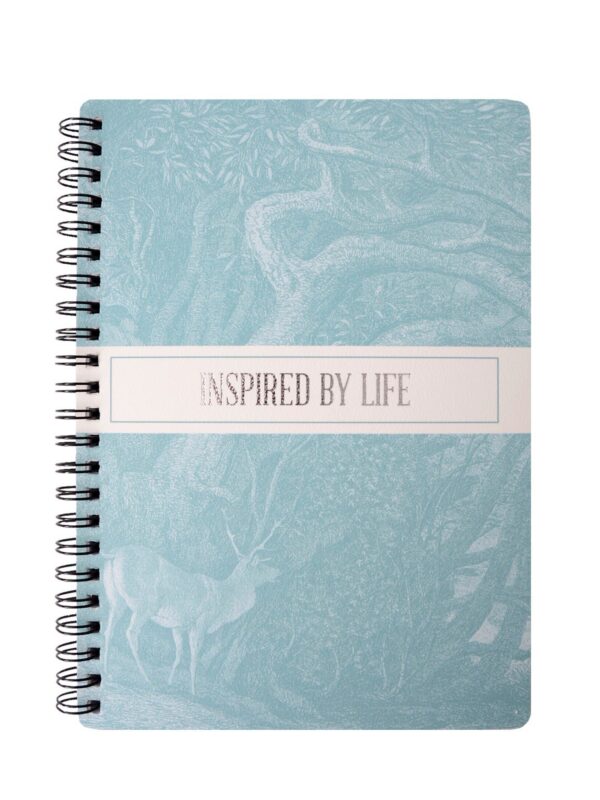 Тетрадь 80 листов, клетка, "Floreale. Smoky Sky"