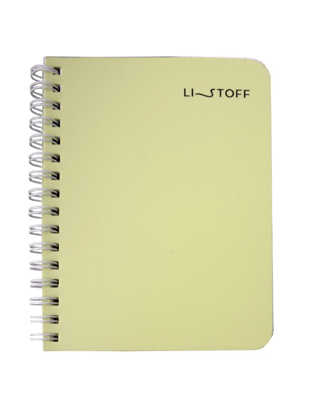 Записная книжка А6 80л кл. "Foliage" пласт.обл., спираль