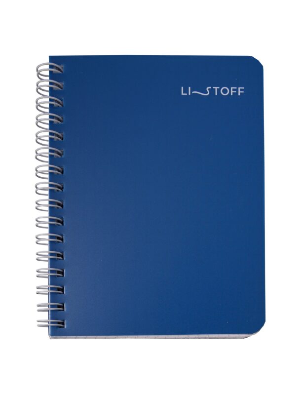 Записная книжка А6 80л кл. "Naval" пласт.обл., спираль