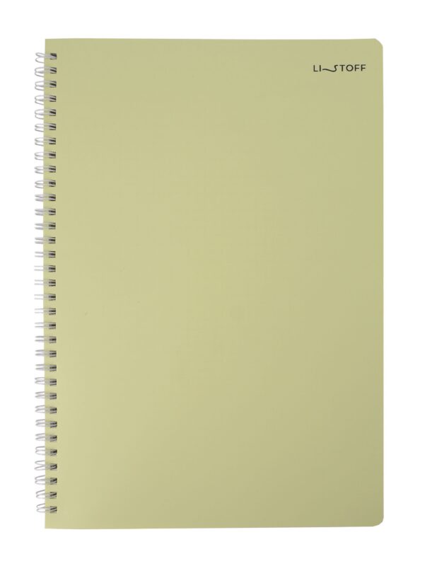 Тетрадь А4 80л кл. "Foliage" пласт.обл., спираль