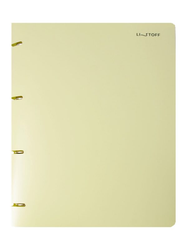 Тетрадь А4 80л кл. "Foliage" на кольцах, смен.блок, пласт.обл.