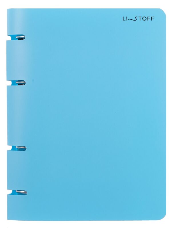 Тетрадь 80 листов, клетка, "Голубая тетрадь" на кольцах