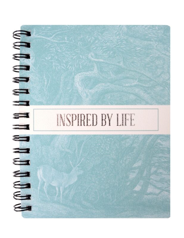 Записная книжка А6 80 листов, клетка, "Floreale. Smoky Sky"